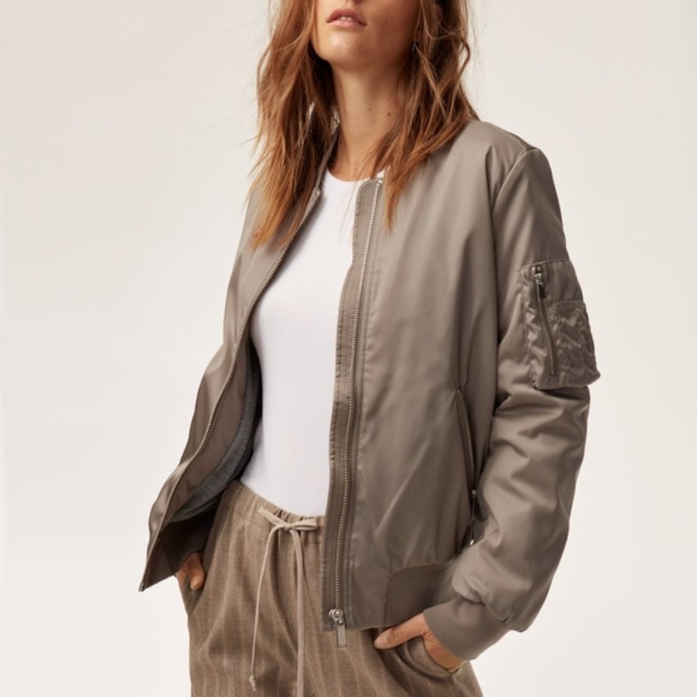 NWT Babaton Gilman Bomber Jacket